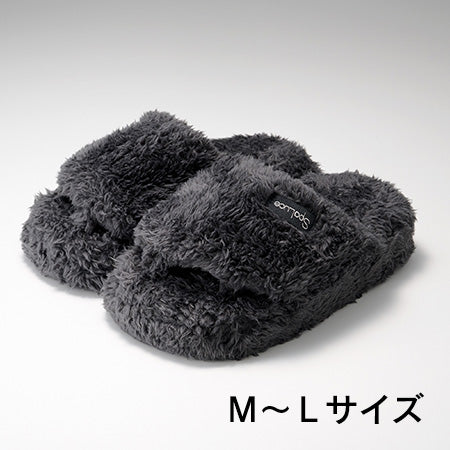 SpaLuce フットケアスリッパ セピアブラック